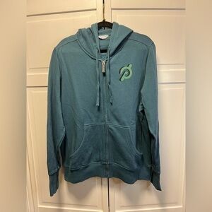Peloton Digital Bloom Lightweight Full Zip Sweatshirt With Hoodie Size Womens 1X